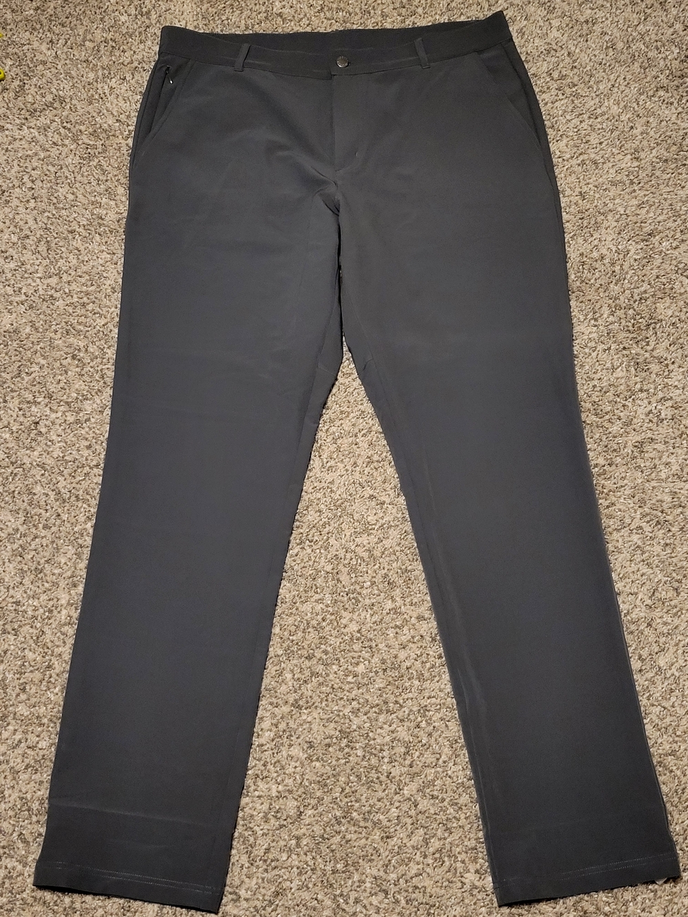Jockey Men's Charcoal Stretch Chinos